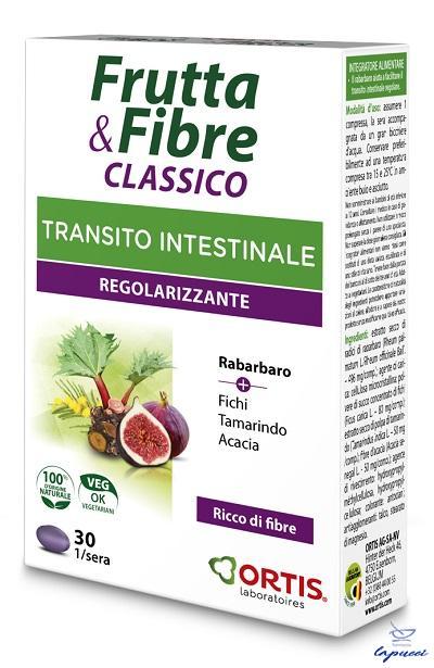 Ortis laboratori Frutta e fibre classico integratore 30 compresse